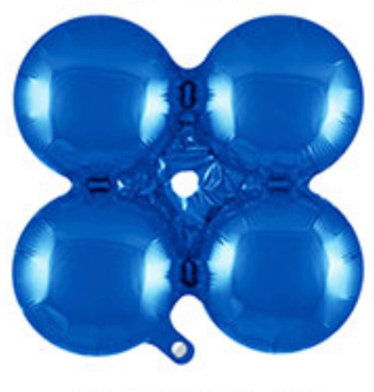 18 inch Air filled Royal Blue Arch and Column Balloon- 10 pack