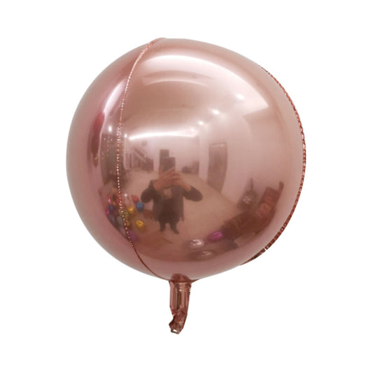 22 in Helium Round Orb Mylar Balloon Bronze [Pack of 10]