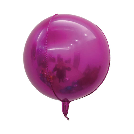 22 in Helium Round Orb Mylar Balloon Purple [Pack of 10]