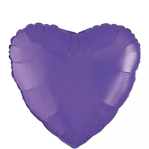 18-inch helium purple Heart balloons 20 pcs/pack