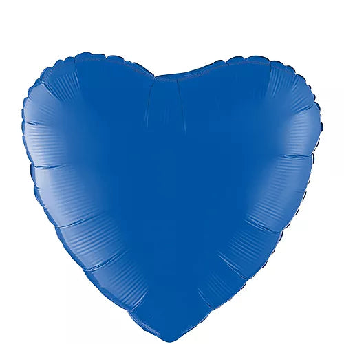 18-inch helium Royal Blue Heart balloons 20 pcs/pack